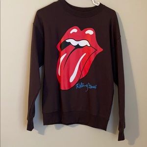 Grayish black Rolling Stones sweatshirt